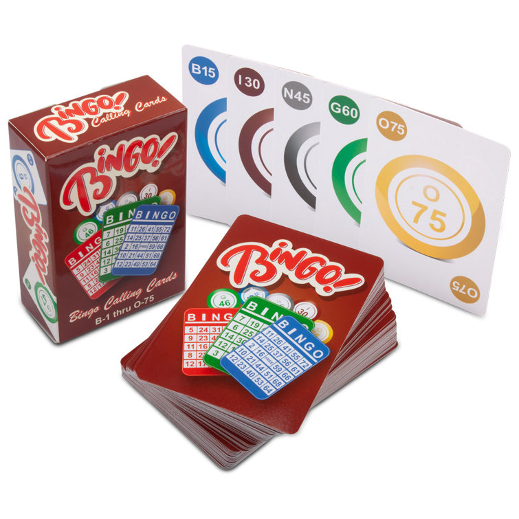 GSE Games & Sports Expert Bingo Calling Cards Deck Wayfair